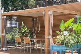 Nhà chòi nhôm đúc - Sự lựa chọn lý tưởng cho sân vườn rộng