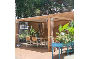 Nhà chòi nhôm đúc - Sự lựa chọn lý tưởng cho sân vườn rộng