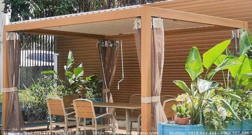 Nhà chòi nhôm đúc - Sự lựa chọn lý tưởng cho sân vườn rộng